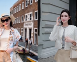 Chẳng cần cầu kỳ, Đỗ Hà ăn diện đơn giản vẫn luôn sang chảnh