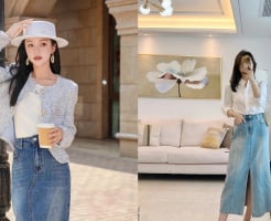 4 cách làm mới chân váy denim sang chảnh, cuốn hút