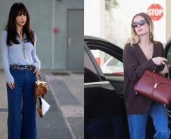 Bắt trend gam màu nâu sữa và xanh jeans hot nhất mùa này