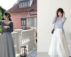 Gợi ý 10 công thức diện váy đẹp sang ngày lạnh