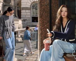 Gợi ý mix áo len và quần jeans đẹp bất bại mùa lạnh