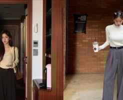 Combo áo len mix quần ống rộng vừa tiện lợi, dễ phối, lại không bao giờ lỗi mốt