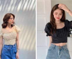 Điểm danh những kiểu áo giúp che bắp tay hiệu quả