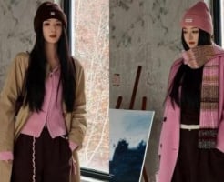 3 nguyên tắc bắt trend phối đồ mùa đông “nâu + hồng”