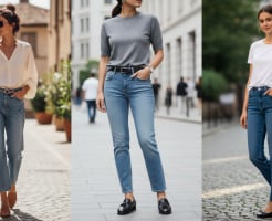 Giày bệt phối quần jeans: 4 kiểu đơn giản mà sang xịn mịn
