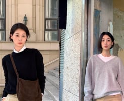 3 kiểu áo len được đánh giá cao vì khả năng giúp người mặc trông gầy và thanh thoát hơn