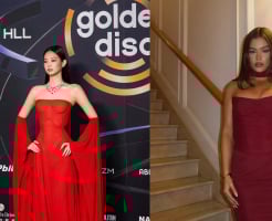 Diện đỏ đồng bộ sao cho sang và cuốn hút trong mùa lễ hội