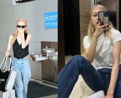 Rosé (BLACKPINK) và những cách diện quần jeans đơn giản nhưng đầy khí chất