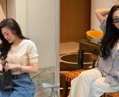 Dương Tú Anh và công thức diện đồ trắng tạo nên khí chất thanh lịch của nàng dâu hào môn