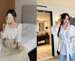 4 kiểu áo điệu đà giúp tôn dáng, phá bỏ định kiến về sơ mi công sở