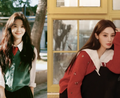 Chỉ cần áo dệt kim và chân váy: công thức mặc đẹp nhẹ nhàng mà cuốn hút mùa xuân