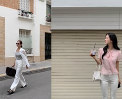 Quần trắng trở lại mùa hè: lựa chọn đơn giản nhưng đủ nâng tầm phong cách