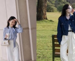 4 cách phối quần trắng giúp diện mạo trẻ trung, thanh lịch hơn hẳn quần jeans