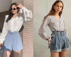 Chọn quần short denim đúng cách: bí quyết giúp nàng đùi to vẫn thon gọn và “kéo dài” đôi chân