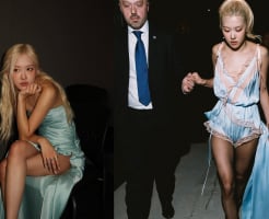 Rosé và loạt công thức diện đồ lụa khiến xu hướng này “hot” trở lại