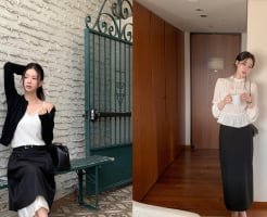 4 kiểu áo “cân đẹp” chân váy đen: mặc đơn giản vẫn toát lên khí chất thời thượng