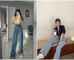 Combo áo ngắn và quần ống rộng: công thức “hack dáng” đơn giản nhưng hiệu quả bậc nhất mùa hè