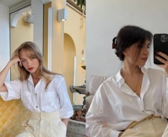 Combo áo trắng – jeans xanh: Công thức mặc đẹp chuẩn Pháp không bao giờ lỗi mốt