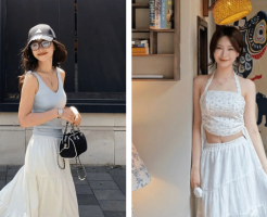 Váy thô trắng – lựa chọn tối giản nhưng đủ sức nâng tầm phong cách mùa hè