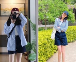 Xanh nhạt – gam màu tinh giản giúp outfit công sở mùa hè trông nhẹ nhàng mà vẫn sang