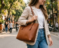 Túi tay cầm dài quay trở lại: Món phụ kiện nhỏ nâng tầm cả outfit