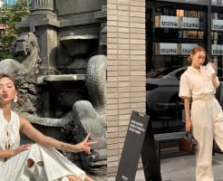 Set đồ “ton-sur-ton” trở thành công thức mặc đẹp được yêu thích mùa hè năm nay