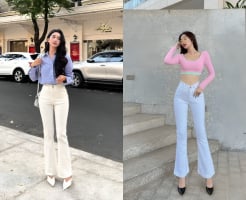 Chỉ cần một chiếc quần trắng chuẩn phom, vẻ ngoài cũng đủ thanh lịch như phụ nữ Pháp