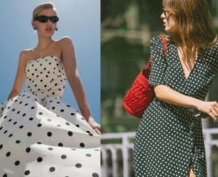 Váy chấm bi trở lại mạnh mẽ: Bí quyết diện họa tiết kinh điển mà không lo lỗi mốt