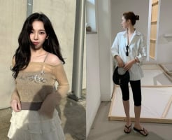 4 công thức chống nắng bằng thời trang được nhiều sao Hàn yêu thích trong mùa hè