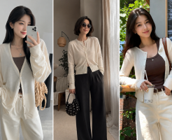 Cardigan mỏng – món đồ công sở được yêu thích nhờ sự thanh lịch và tính ứng dụng cao