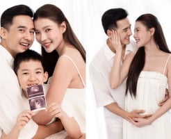 Thúy Diễm cập nhật tình hình sức khỏe trong thời gian mang thai lần 2