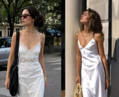 Váy hai dây tối giản – lựa chọn giúp mùa hè thêm thanh lịch và cuốn hút