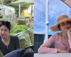 Mẫu áo giúp Song Hye Kyo duy trì vẻ trẻ trung ở tuổi ngoài 40, vừa thanh lịch vừa dễ ứng dụng
