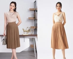 Tông nâu nhạt – bảng màu tối giản giúp mọi set đồ trở nên sang trọng và cuốn hút hơn