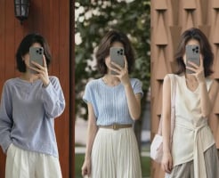 Phong cách tối giản thanh lịch lên ngôi trong mùa hè với gam màu dịu nhẹ và phom dáng thoải mái