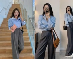 Muốn mặc quần kaki, quần xám hay quần trắng đẹp hơn? Bí quyết nằm ở cách phối màu trang phục