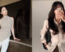 4 kiểu áo lụa thanh lịch giúp phụ nữ ngoài 30 mặc đẹp suốt mùa hè