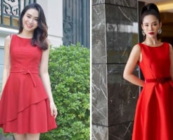 Váy cổ thuyền - thiết kế tối giản giúp nâng tầm phong cách old money đầy tinh tế