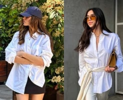 Áo sơ mi trắng: Món đồ cơ bản giúp biến hóa nhiều phong cách chỉ với vài cách phối đơn giản