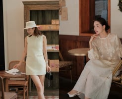 Những mẫu váy mùa hè giúp vẻ ngoài thêm thanh lịch, nữ tính mà không cần quá nhiều phụ kiện
