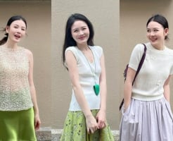 Đừng chỉ mặc trắng và đen, thêm một gam màu nổi là đủ giúp trang phục mùa hè trở nên cuốn hút