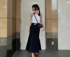 4 kiểu chân váy maxi giúp nâng tầm phong cách, mặc đẹp suốt mùa hè
