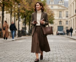 5 công thức phối đồ công sở mùa thu theo phong cách old money: Càng đơn giản càng sang