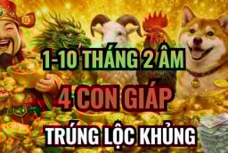 Trước mùng 10 Âm, 3 con giáp Lộc Khủng về tay, ăn may bất ngờ