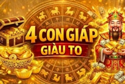 Ăn Lộc Thánh Cho, 4 con giáp No Ấm, rủng rỉnh ăn tiêu tháng 5/2026