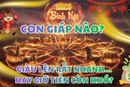 5 ngày đầu tháng 6/2026: 3 con giáp Số Đỏ kiếm to, no nê Tiền của