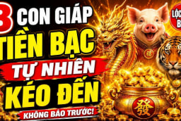 3 con giáp Lộc đất đến tay, ăn may nhất tuần 8 đến 14/6/2026