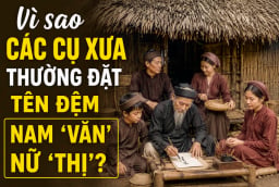 Vì sao các cụ xưa thường đặt tên đệm nam 'Văn', nữ 'Thị'?