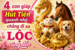 4 con giáp Hút Tiền quanh nhà, chẳng đi xa Lộc cũng đến