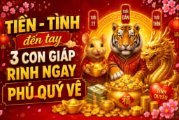 Tiền - Tình đến tay, 3 con giáp rinh ngay phú quý về